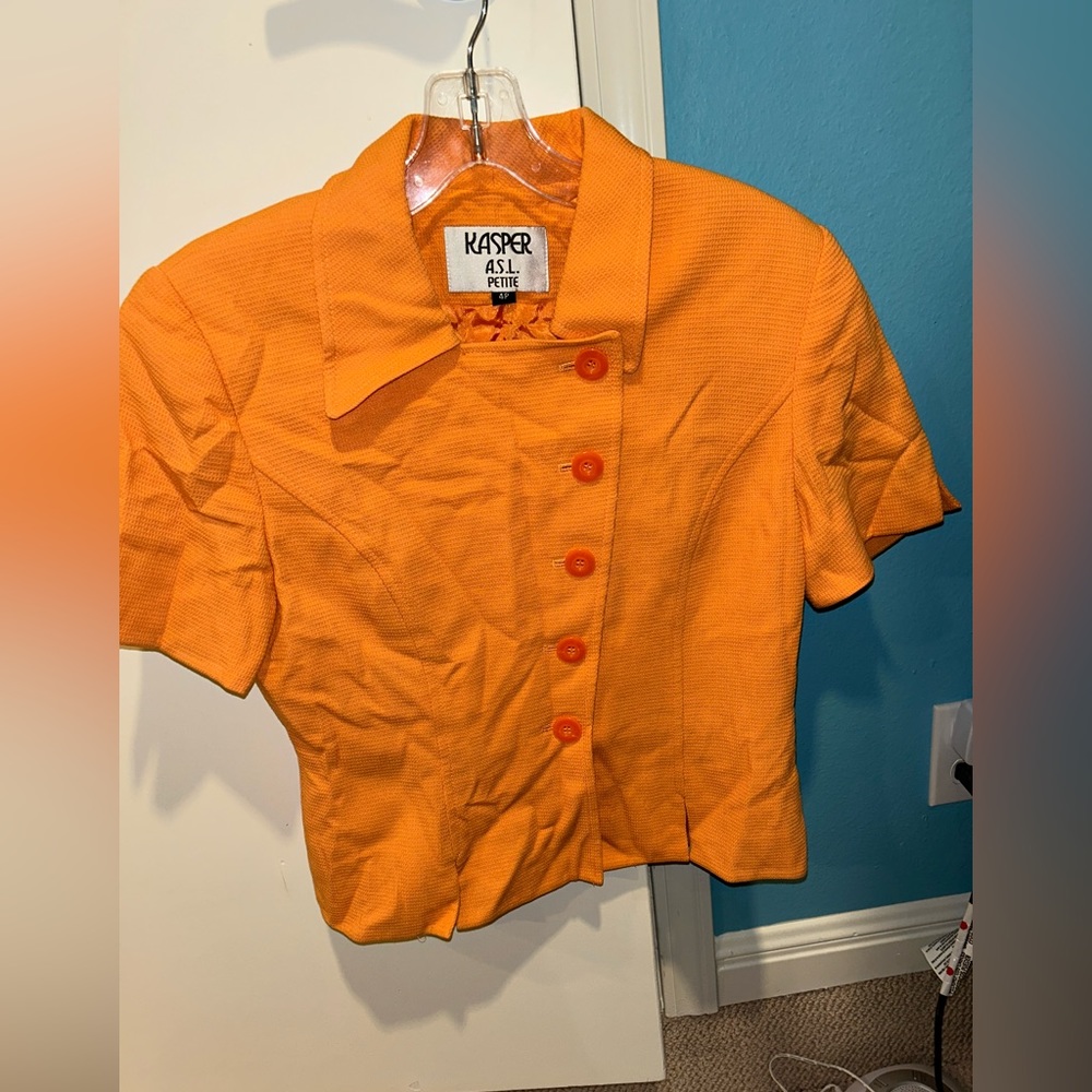 Kasper ASL Button Down Short Sleeve Shirt